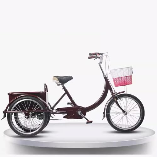 Triciclo Adulto 3 Ruedas 20 Pulgadas con Canasto miniatura 7