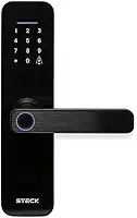 Steck, Fechadura Inteligente Wi-Fi Com Maçaneta e Biometria, Ambiente Conectado, SLOCK3PS1