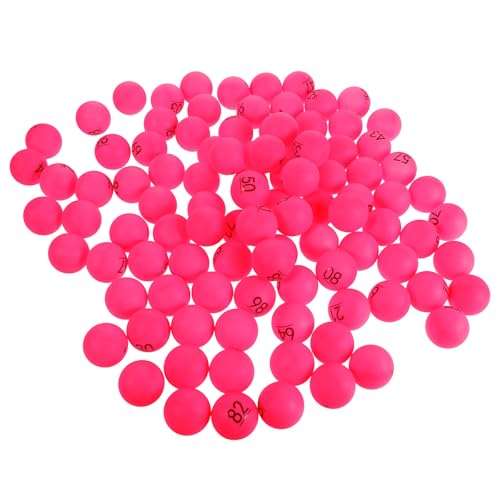 Boules de tombola en plastique numérotées 1-100 pour loterie et kermesse