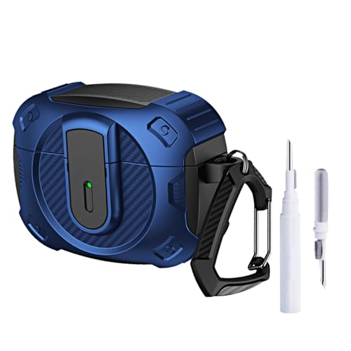 Image of YODI Case Cover for Airpods Pro|Pro 2|Airpods Pro 3|Airpods 4 Pouch, Silicone Cases with Cleaner Kit 360 Drop Protection,Shock-Resistant ((Rugged Blue), Airpods Pro /Pro 2)