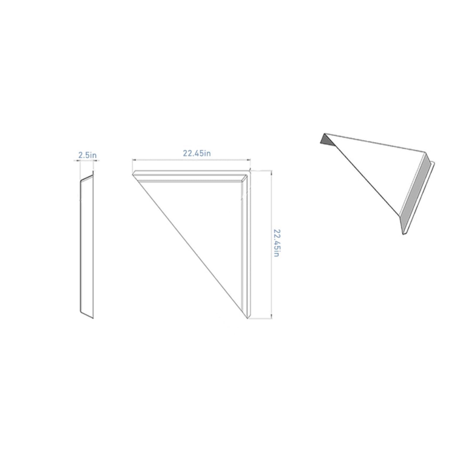2 Pieces Deviatore Angolare Soffitto Alluminio Deflettore Griglia Soffitto Profilo Sottile Articolo Casa
