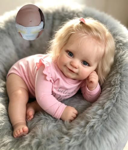Zero Pam Reborn Baby Dolls Silicone Full Body, 20 in Realistic Baby Dolls