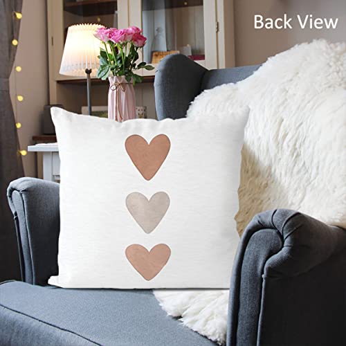 Inspirational Quote Boho Sun Rainbow Reversible Throw Pillow Covers,Home Bedroom Living Room Nursery Decor Home Hearts Boho Pillow Case,Boho Lovers Girls Kids Gifts,18X18 Inch Pillowcase #TOP3