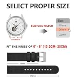 BISONSTRAP Męskie nylonowe paski do zegarków, dwuczęściowe, wojskowe, szybkie zapięcie, szczotkowana klamra, szerokość 18 mm, 19 mm, 20 mm, 22 mm, 20mm, Nylon, Bez kamieni szlachetnych