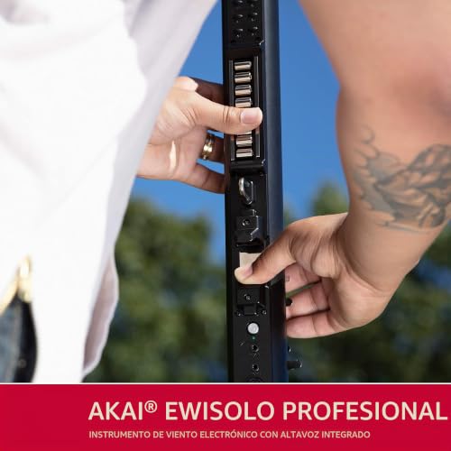 Miniatura 12 de Akai Professional Ewi Solo - Instrumento Electrónico De Viento Con Altavoz Incorporado, Batería Recargable, 200 Sonidos Y Conectividad Midi Usb