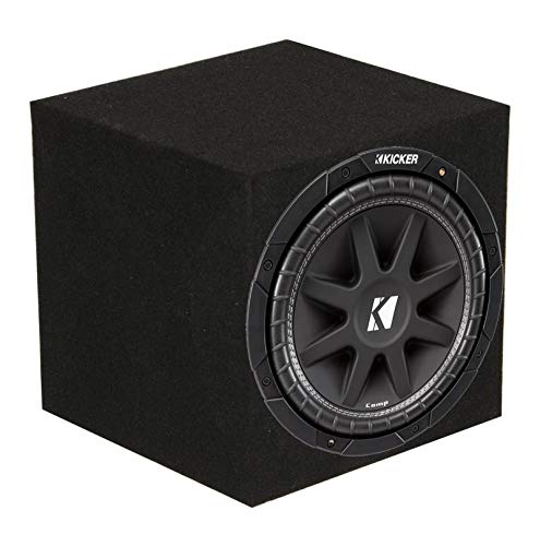 KICKER C104 10" 300W COMP 4-Ohm Subwoofer Sub Woofer C10 43C104 + Box/Enclosure