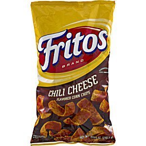 Frito Lay, Fritos Brand, Chili Cheese Corn Chips, 9.75oz Bag (Pack of 4)