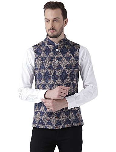 Image of KISAH Men's Art Silk Waist Coat
