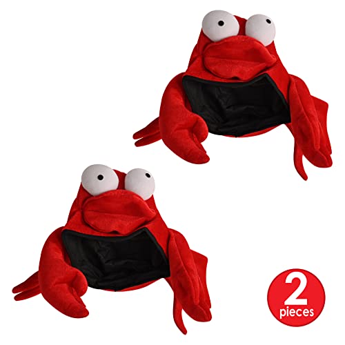 Beistle S60223Az2 Crab Hat, Red/Black/White #TOP3