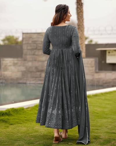 Image of KEDARFAB womens Anarkali Kurta Set For Women