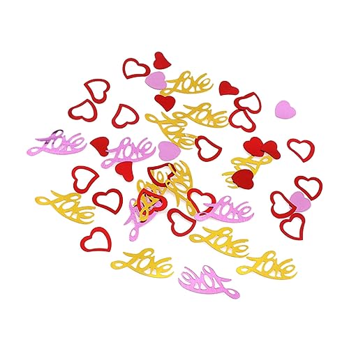 Gadpiparty 60g Confeti De Lentejuelas Para Fiestas De San Valentín Decoración De Casa Cafeterías y Tiendas Diseño De Corazones Pequeños