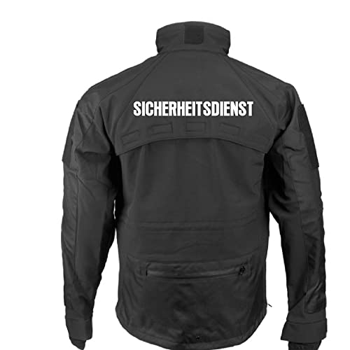 Blouson Softshell Service de sécurité Noir X-Large Veste Tactique 31454