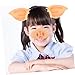 BESPORTBLE Pig Cosplay Accessories Realistic Pig Nose and Ears with Elastic Band for Halloween Dress-up and Animal-Themed Parties Comfortable for All Ages