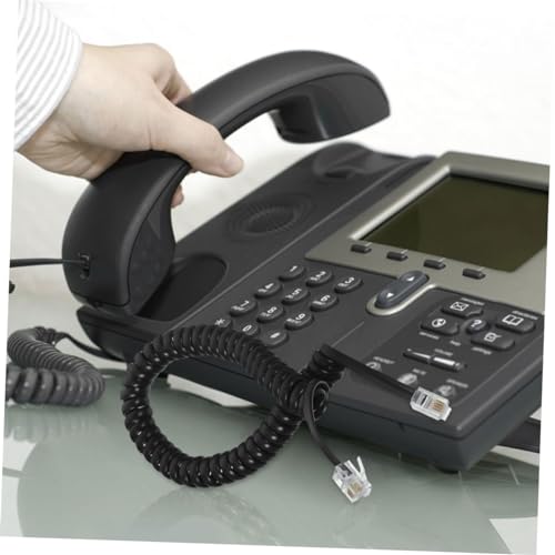 Cable de reemplazo mofificado para auricular telefonico espiral de mipcace 4