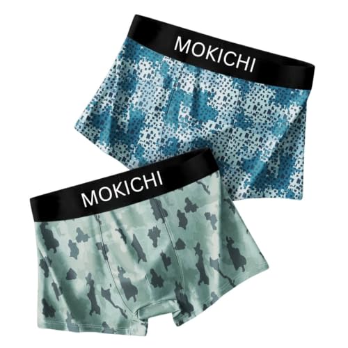 Image of Men's Microfiber Boxer Briefs Pack of 2 | Ultra Soft Stretch Trunks | Moisture-Wicking Breathable Innerwear | Printed Premium Underwear for Men | Comfortable Elastic Waistband
