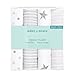 aden + anais Essentials Muslin Swaddle Blankets for Baby Girls and Boys, Newborn Receiving Blanket for Swaddling, 100% Cotton Baby Swaddle Wrap, 4 Pack, Dusty