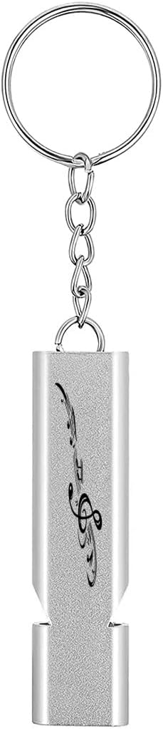 Premium Lifeguard Safety Emergency Loud Survival Whistles with Keychain High Pitch Double Tubes for Outdoor Camping Hiking Boating Hunting Fishing Kayak Kids Rescue Signaling(Musical