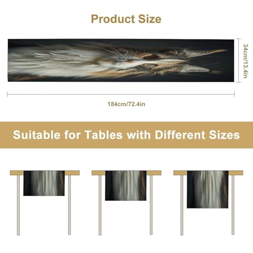Chemin de table épais en fourrure pour une décoration saisonnière - 3