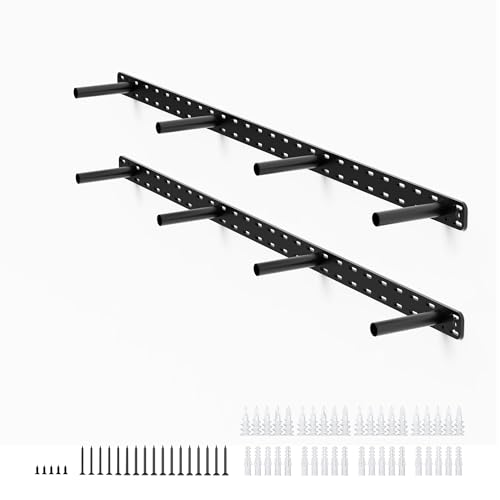 2pcs Floating Shelf Bracket Heavy Duty Hidden Metal Brackets for Shelf,Invisible Shelves Hardware Without Jig (40" x 4" x 1.5")