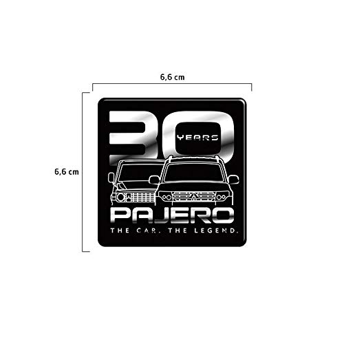 Emblema 30 Anos Pajero Full Hpe Adesivo Traseiro Resinado