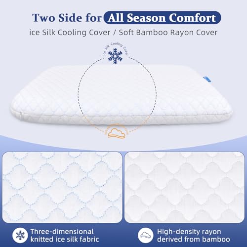 Sofglowly Ultra Thin Flat Pillows For Sleeping thumb #1
