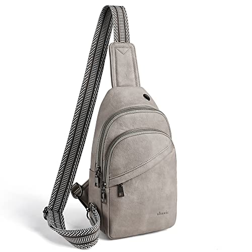 Shrrie Sling Bag For Women,Faux Leather Fanny Pack Crossbody Bags For Women,Fashion Chest Bag Sling Belt Bag With Adjustable Strap For Travel #TOP7