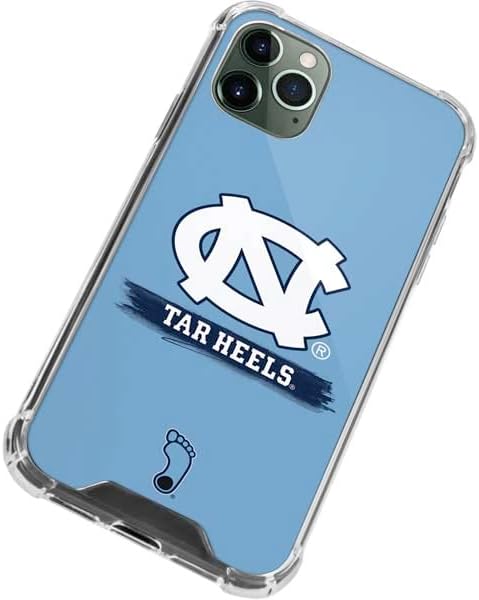Skinit Clear Phone Case Compatible with iPhone 12 Pro Max - Officially Licensed University of North Carolina UNC Tar Heels Design
