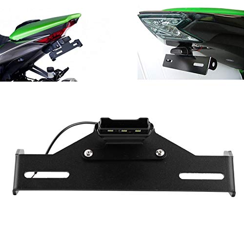 Support de Plaque Moto LED Z1000 Kit Élimination d'Aile Arrière Support Plaque
