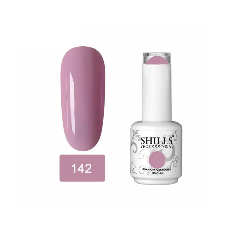 Image of SHILLS PROFESSIONAL UV /LED Soak Off Gel Polish (Gel nail polish) Nail art nail polish Color Shade 142.