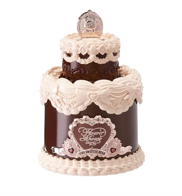 Flower Knows Butterfly Cloud Collar Embossed Highlight & Contour Palette,Sculpting Highlighter Contouring Palette,Buildable Powder for Defining,Soft Blendable Formula,0.56 Oz(02 Tawny Tea)