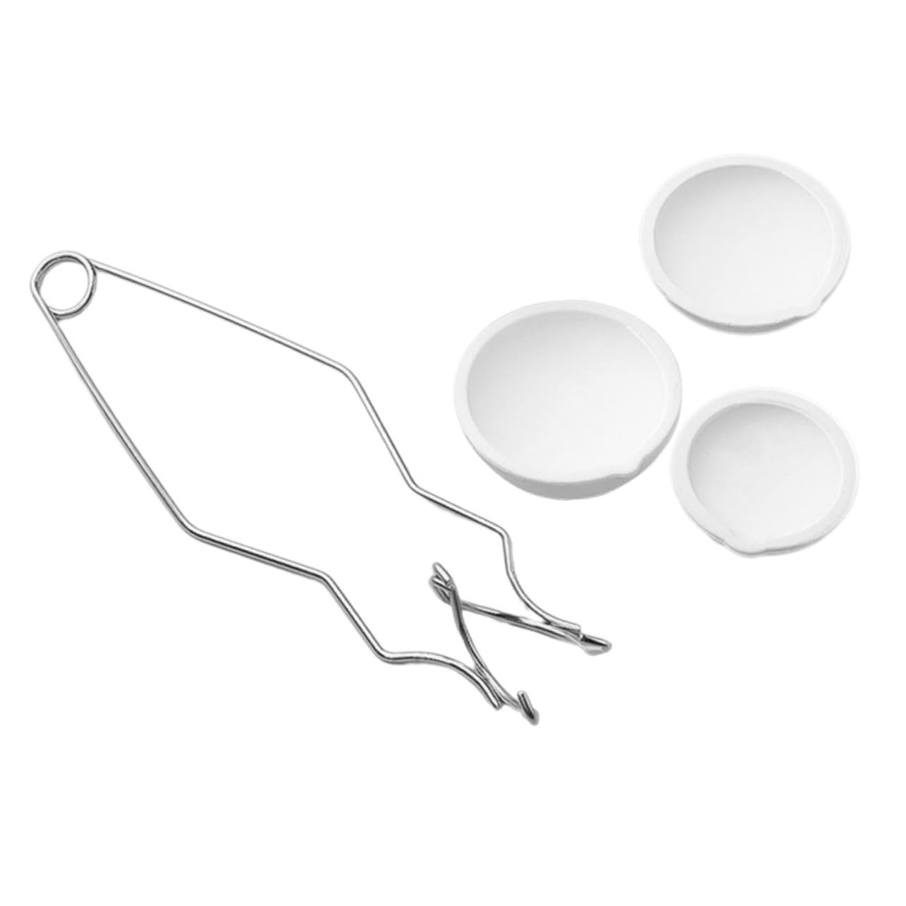 Angoily 5 Juegos Pinzas para Fundición de Metales Kit de Herramientas para Derretir y Crucibles para Fundición Metales