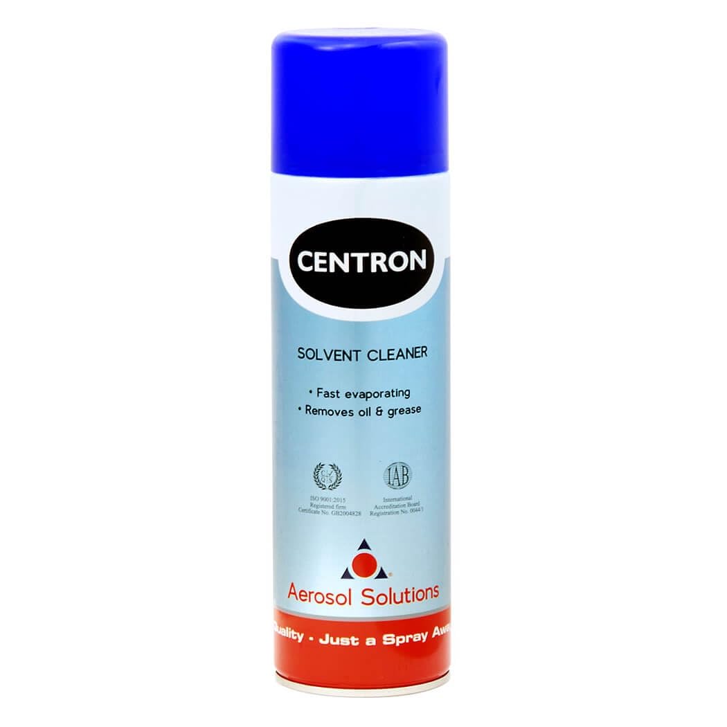 Centron Solvent Contact Cleaner 4x 500mL Oil & Grease Remover Fast Evaporating