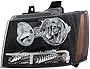 Evan Fischer Driver Side Headlight Assembly Compatible with 2007-2014 Chevrolet Tahoe Suburban 1500 With Bulb