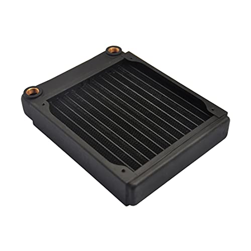 XSPC EX140 Radiator, 140mm x 1, Single Fan, Black