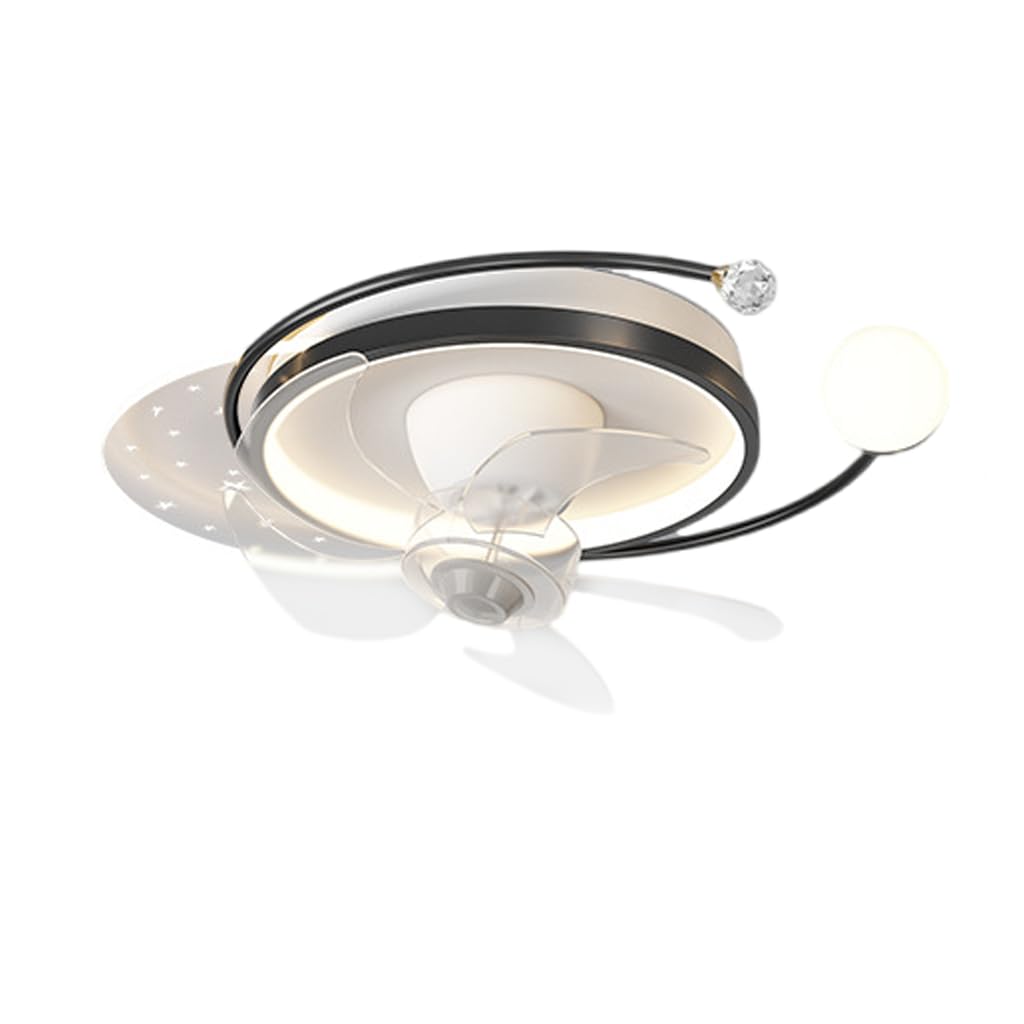 HXYSXHJUO Fan Light Ceiling 360 Degree Rotating All in one