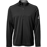 adidas Golf Men's Climawarm Rangewear 1/4 Zip Top, Black, Large