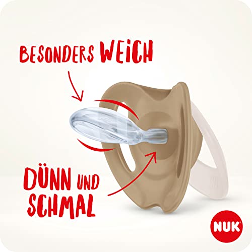 NUK Star Day & Night Babyschnuller | 18-36 Monate | Beruhigt 99% der Babys | Silikonschnuller… – Ansicht 3
