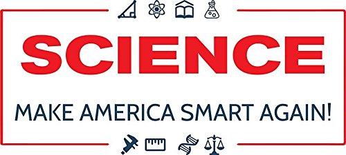 MAGNET Science - Make America Smart Again! Magnet Decal Fridge Metal Magnet Window Vinyl 5"