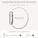 Original Milanese Loop Compatible with Apple Watch Straps 38mm 40mm 41mm 42mm 44mm 45mm 46mm 49mm Women & Men, Magnetic Clasp Adjustable Metal Bands for iWatch Series 11 10 9 8 7 6 5 4 2,Ultra 3,SE 3