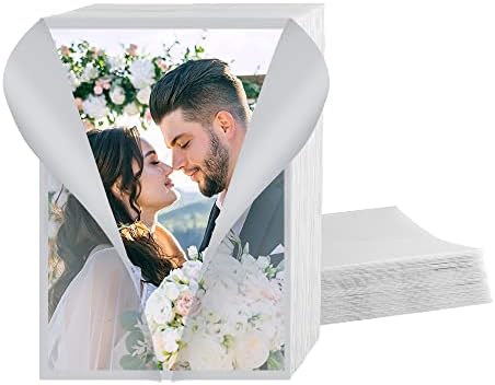 Pre-Folded Vellum Jackets for 5x7 Invitations: 60Pcs Vellum Paper Translucent Wedding Invitation Wraps