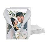 Pre-Folded Vellum Jackets for 5x7 Invitations: 60Pcs Vellum Paper Translucent Wedding Invitation Wra