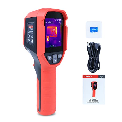 UNI-T 256x192 Pixels Infrared Thermal Imager 25Hz Frame Rate Handheld Thermal Imaging Camera Thermography Temperature Range from -4℉ to 752 ℉
