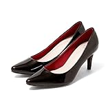 [メヌエ] イイ女ポインテッド ハイヒール パンプス[7cmヒール] 2028 23.5cm
