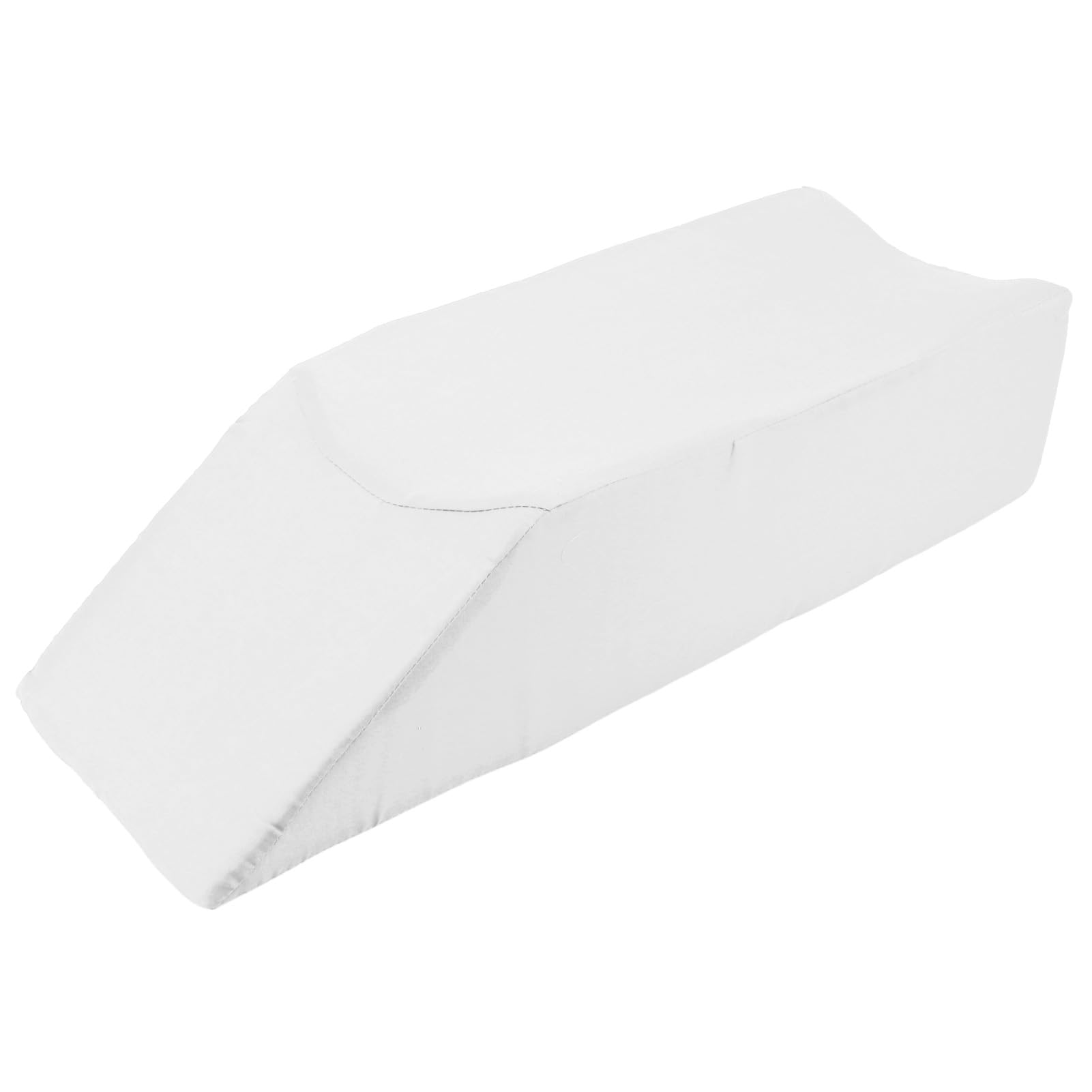 Almohada de Cuña de Posicionamiento para Elevación de Piernas, Ayuda a Aliviar la Fatiga y Mejorar la Circulación, 60x28x15cm, Fácil de Limpiar y Mantener (White)