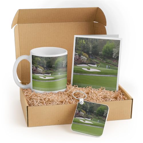 3dRose Augusta National Golf Course Gift Set - Includes Mug,