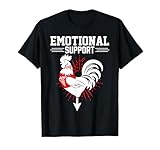 Emotional Support Cock Dirty Humor Chicken Funny Adult T-Shirt