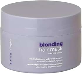 BRAÉ Stages Loiro Máscara Capilar Condicionante 200g - Hidratação Intensa, Maciez e Manutenção da Cor Loiro - Hair Mask
