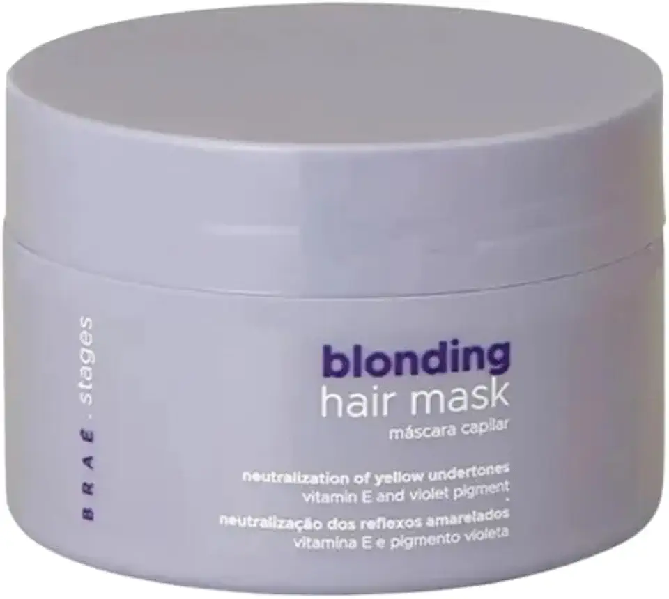BRAÉ Stages Loiro Máscara Capilar Condicionante 200g - Hidratação Intensa, Maciez e Manutenção da Cor Loiro - Hair Mask
