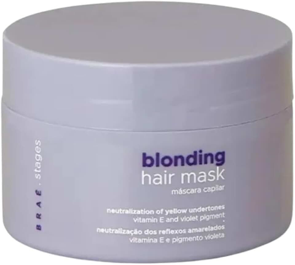 BRAÉ Stages Loiro Máscara Capilar Condicionante 200g - Hidratação Intensa, Maciez e Manutenção da Cor Loiro - Hair Mask