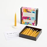 Signature Collection - Dankbarkeit (abstrakt) 12 x Twenty Minute Kerzen mit Keramikhalter